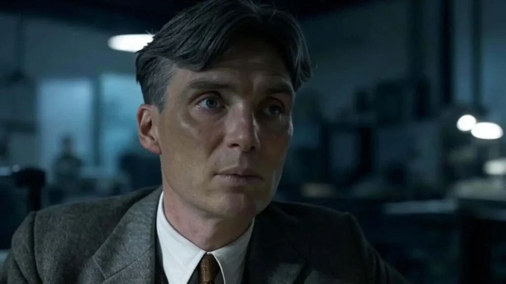 Oppenheimer's Shadow: "Cillian Murphy, Emily Blunt, Matt Damon in 1950s attire"