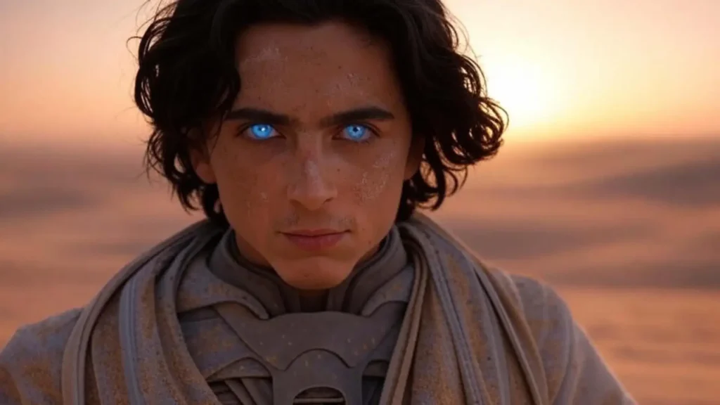 Dune: Messiah: "Timothée Chalamet, Zendaya, Rebecca Ferguson on desert planet"